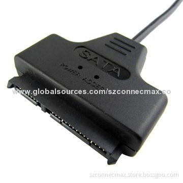 Dual USB A Male to SATA Converter Cable with Plug-and-play Function, Clever DesignNew